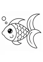 Vorschau - Mal- und Bastelvorlagen - Ausmalbilder Thema Fische - Grundschule - Bastelvorlagen - Seite 3