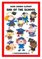 Προεπισκόπηση - Clipart / Γραφήματα - Clipart Set - End of the School - Εξώφυλλο