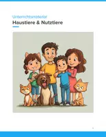 Vorschau - Unterrichtsreihen - Sparpaket: Tiere im Fokus – Haustiere, Nutztiere & Insekten im Biologieunterricht (SEK I) - Seite 1