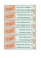 Vorschau - Spiele - Which sentence is correct? Fehler finden! (simple present, positive Aussagesätze) - Seite 3