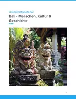 Vorschau - Unterrichtsreihen - Unterrichtsmaterial: Bali – Menschen, Kultur & Geschichte | Sekundarstufe I (Klasse 5–9) - Deckblatt