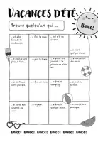 Aperçu - Jeux - Vacances d'été Bingo - Page 2