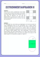 Vorschau - Arbeitsblätter - Extremwertaufgaben / Optimierungsaufgaben - Seite 2