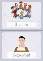 Vorschau - Bildkarten - Tafelmaterial Sozialformen - Seite 2