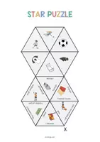 anteprima - Materiale interattivo - Football / Calcio: Star Puzzle (Gioco per la lezione d'inglese) - Pagina 2