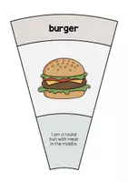 anteprima - Flashcard - Fast Food / Fast food: Matching Circle (Puzzle circolare per la lezione d'inglese) - Pagina 3