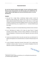 Vorschau - Klassenarbeiten - Klassenarbeit Satzglieder und Sätze - Deckblatt