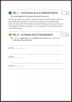 Vorschau - Test - Deutsch-Test Kommasetzung (Deutsch Klasse 5-10) - Seite 3