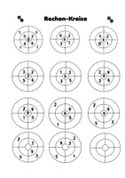 Vorschau - Arbeitsblätter - AB - Addition - Zahlenraum 10 - Rechen-Kreise - Deckblatt