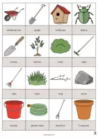 anteprima - Flashcard - Garden / Giardino: Drawing Game (Gioco per la lezione d'inglese) - Pagina 3