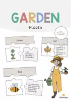 anteprima - Materiale interattivo - Garden / Giardino: Puzzle (Puzzle per la lezione d'inglese) - Pagina di copertina