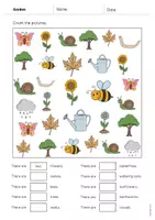 anteprima - Esercizi - Garden / Giardino: How many? – Worksheet (Scheda di esercizi di inglese) - Pagina 3