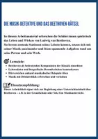 Vorschau - Arbeitsblätter - Die Musik-Detektive und das Beethoven-Rätsel (aus der Reportage) Klasse 1-6 - Seite 1