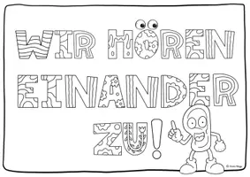 Vorschau - Stundenentwürfe - 10 coole Klassenregeln Poster-Malvorlagen für den Schulanfang! - Seite 1