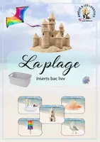 Aperçu - Apprentissages en autonomie - Les inserts bac Livv : La plage - Page de couverture
