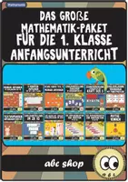 Vorschau - Arbeitsblätter - Das große Mathematik-Paket für die 1. Klasse: Anfangsunterricht (Materialpaket) - Deckblatt