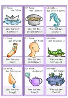 Vorschau - Spiele - Lesespiel - Wörter mit Pf / pf - Ich habe ... Wer hat ..? in zwei Versionen - Seite 2