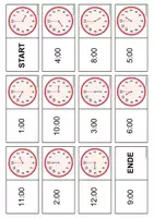 Vorschau - Spiele - Domino Uhr volle Stunden Niveau I - III - Seite 1