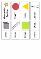 Vorschau - Spiele - kleines Geometrie-Domino - Deckblatt