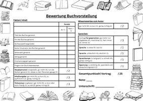 Vorschau - Arbeitsblätter - Buchvorstellung - Steckbrief und Bewertung - Seite 2