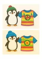 Vorschau - Arbeitsblätter - Ein Trikot für ein Pinguin - Kunststunde - Seite 3