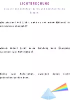 Vorschau - Arbeitsblätter - Lichtbrechung verstehen – Physik-Experimente & Arbeitsblätter SEK I - Seite 2