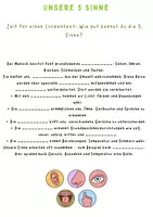 Vorschau - Arbeitsblätter - Unsere 5 Sinne – Arbeitsblätter, Experimente & Erklärungen (Sachunterricht) - Seite 2