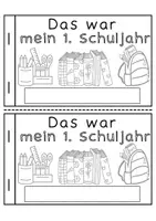 Vorschau - Arbeitsblätter - Das war mein 1. Schuljahr - Minibuch - Seite 2