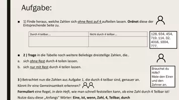 Vorschau - Stundenentwürfe - Endziffernregel II (Teilbarkeits Regel mit 4) - Seite 3