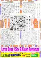 Aperçu - Jeux - Little Spies I Spy & Count Adventure - Page de couverture