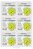 Vorschau - Mal- und Bastelvorlagen - Feriengruß / Feriengeschenk - Sommer (für Emoji-Schokolade) - Seite 3