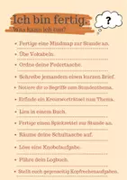 Vorschau - Poster - Ich bin fertig - was kann ich tun? Poster - Seite 2