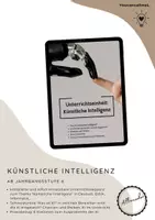 Vorschau - Stationenlernen - Unterrichtseinheit: "Künstliche Intelligenz" - Deckblatt