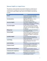 Vorschau - Merkblätter - English as a Lingua Franca & World Englishes - Glossary - Seite 1