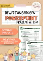 Vorschau - Arbeitsblätter - Materialpaket: richtig präsentieren | Referat | Vortrag | PowerPoint Präsentation - Seite 1