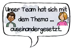 Vorschau - Poster - Referat | gemeinsame Präsentation | Poster | Sprechblasen - Seite 1