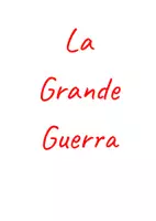anteprima - Materiale di supporto/inclusione - tesina per alunna bes con mappe: la grande guerra - Pagina di copertina