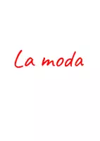 anteprima - Mappe concettuali - Tesina per alunna bes con mappe: la moda - Pagina di copertina