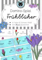 Vorschau - Spiele - Domino - Frühblüher - Deckblatt