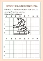 Vorschau - Arbeitsblätter - Rasterzeichnungen -8 - Deckblatt