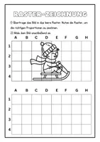 Vorschau - Arbeitsblätter - Rasterzeichnungen -8 - Seite 1