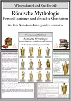 Vorschau - Arbeitsblätter - Römische Mythologie - Personifikationen und abstrakte Gottheiten - Wissenskartei und Steckbriefe - Deckblatt