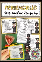 Vorschau - Mal- und Bastelvorlagen - FERIENGRÜßE - Sparpaket (wachsendes Paket) - Seite 1