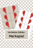 Vorschau - Spiele - Verliebte Zahlen Merkspiel - Deckblatt