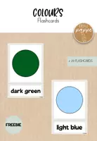Vorschau - Präsentationen/Tafelbilder - Colours Flashcards / Englisch / FREEBIE - Deckblatt