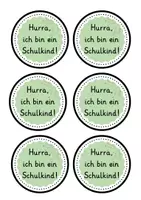 Vorschau - Anderer Materialtyp - Medaille - "Hurra, ich bin ein Schulkind" - Seite 1
