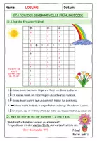 Vorschau - Stationenlernen - Escape Room Game - Frühling - Seite 2