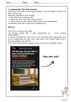 Vorschau - Arbeitsblätter - Medienbildung: Fake News – Lügen im Netz erkennen (inkl. Musterlösung) - Seite 3