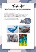 Vorschau - Arbeitsblätter - Kunstprojekt zu Trash Art - jahrgangsübergreifend - Seite 1