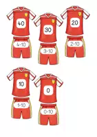Vorschau - Spiele - EINMALEINS: Legespiel mit Fußballtrikots - Seite 3